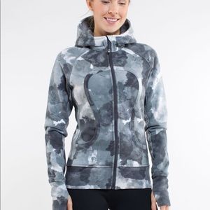 Lululemon Scuba Hoodie Coal Tinted Canvas, Size 4